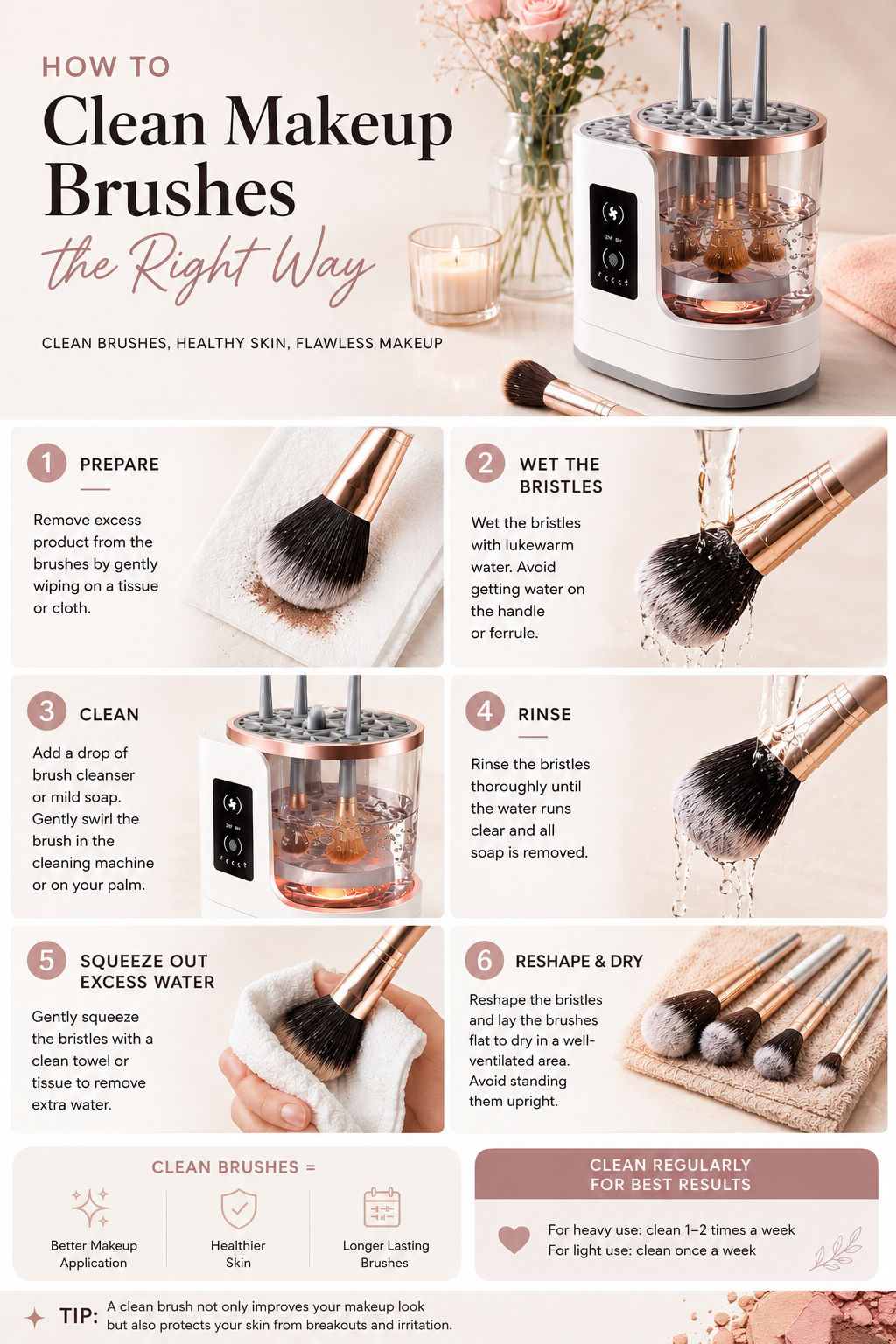 How to Clean Makeup Brushes the Right Way