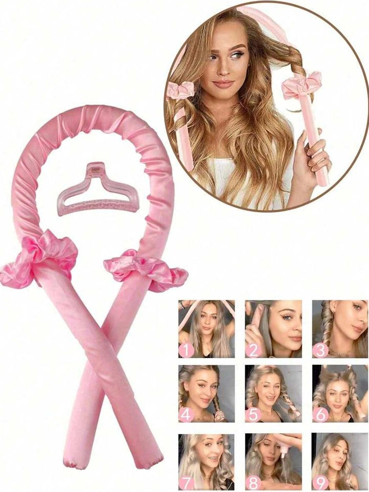Mini Manual Hair Curler for Beautiful Heat-Free Waves