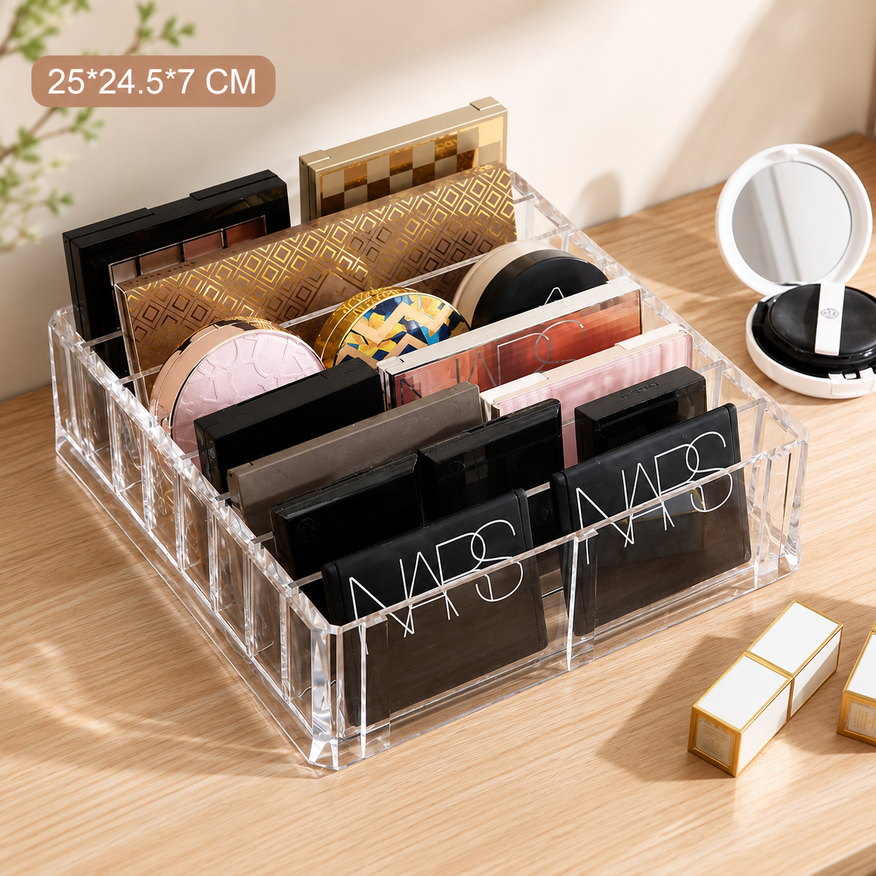 ClearView Makeup & Storage Organizer Box