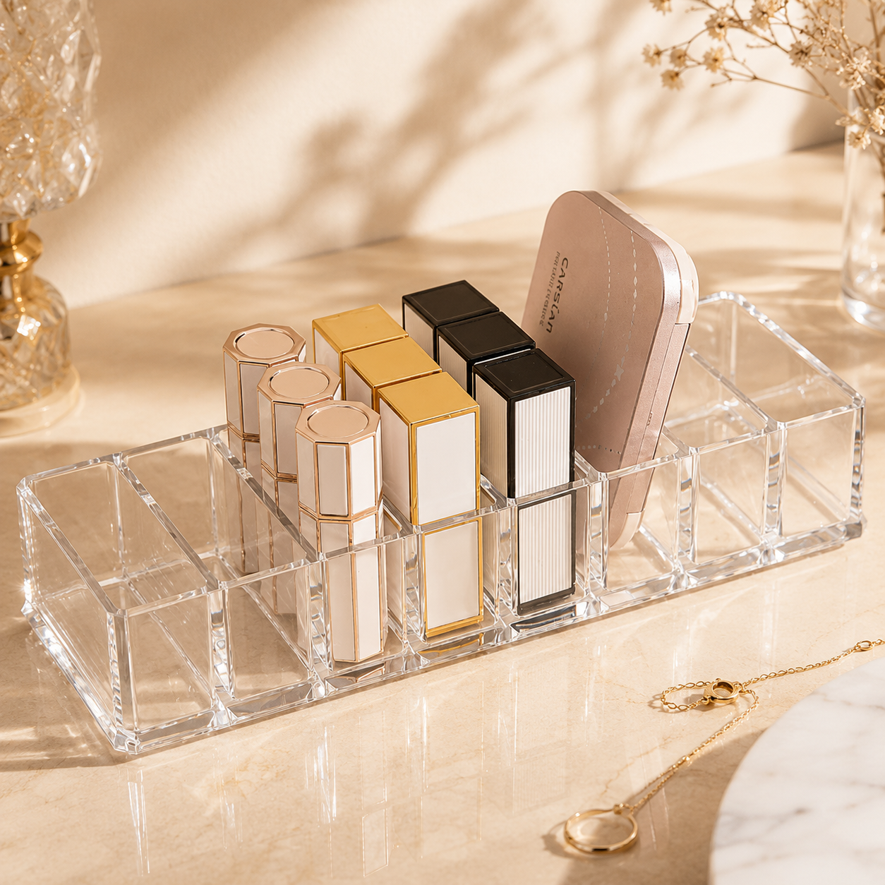 ClearView Makeup & Storage Organizer Box