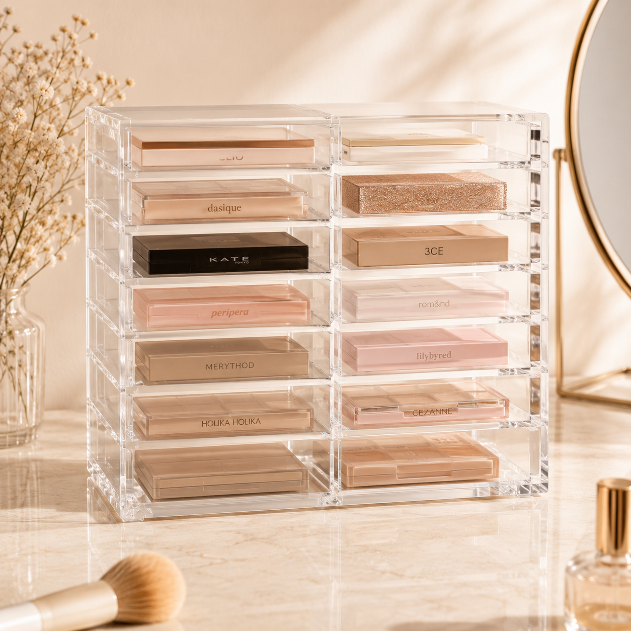 ClearView Makeup & Storage Organizer Box