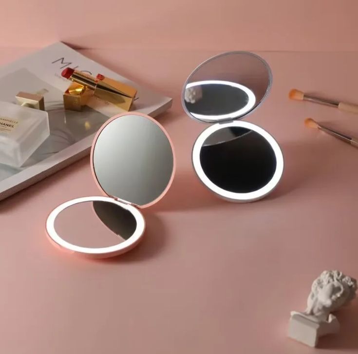 Glow Anywhere with This Portable LED Makeup Mirror