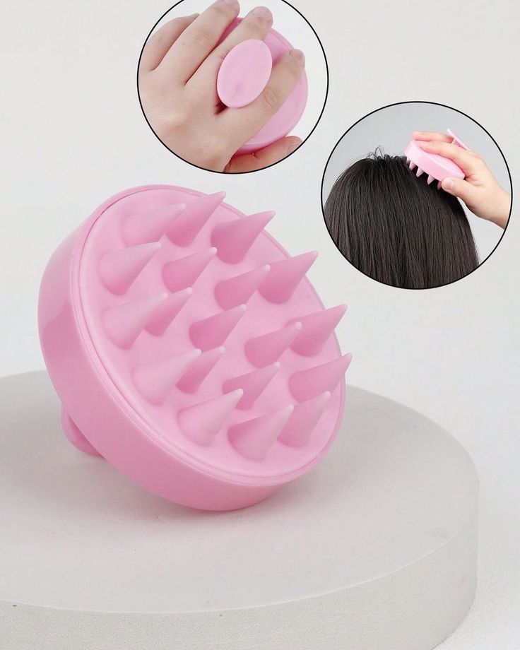 Soft Silicone Shampoo Brush for Healthier Hair and Scalp